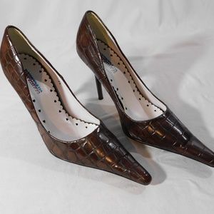 Dangerous Brand Ladies High Heel Shoes Brown 7.5